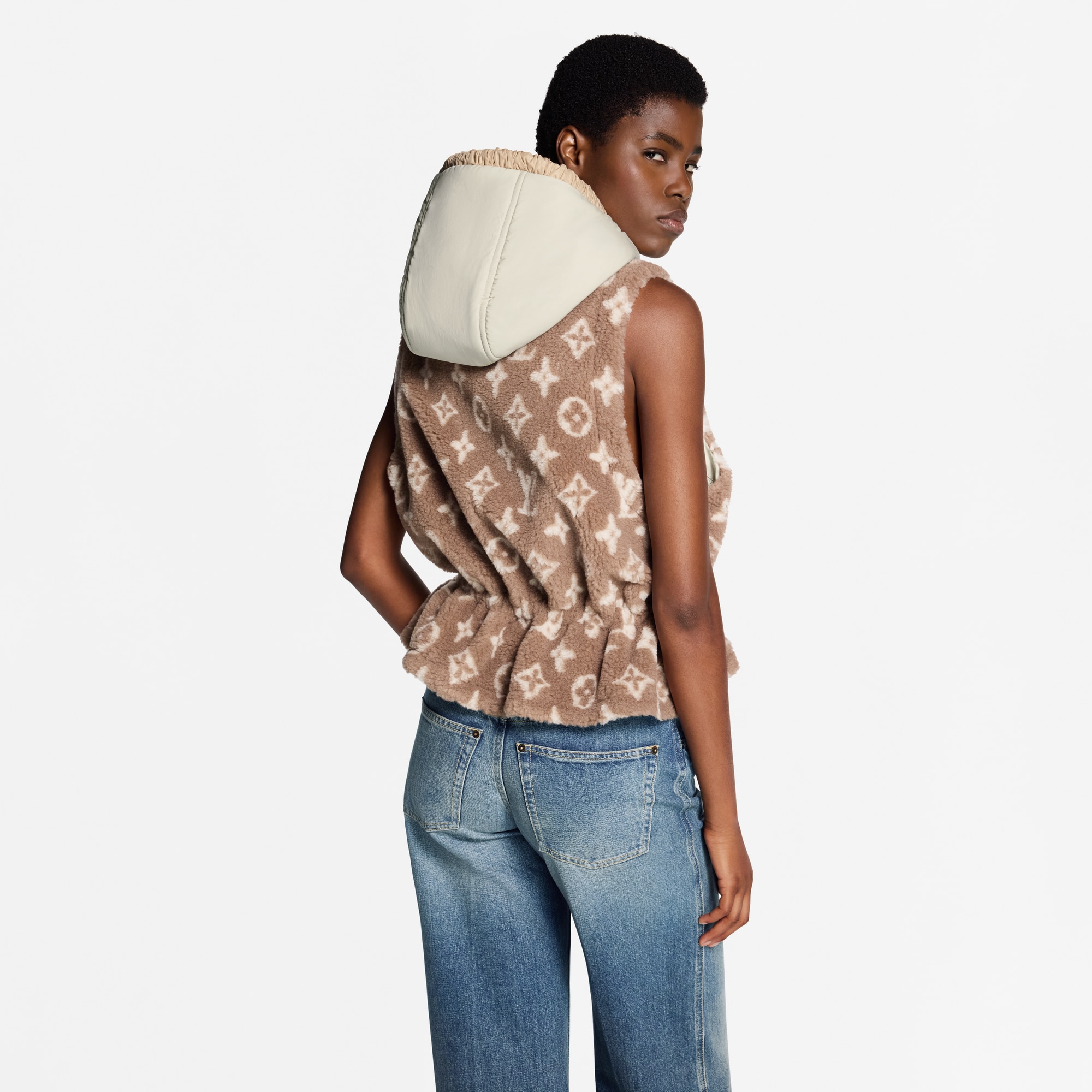 Monogram Fleece Gilet - Women - Ready-to-Wear | LOUIS VUITTON ®